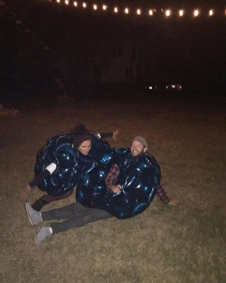 Tim and Taryn Bubble Suits